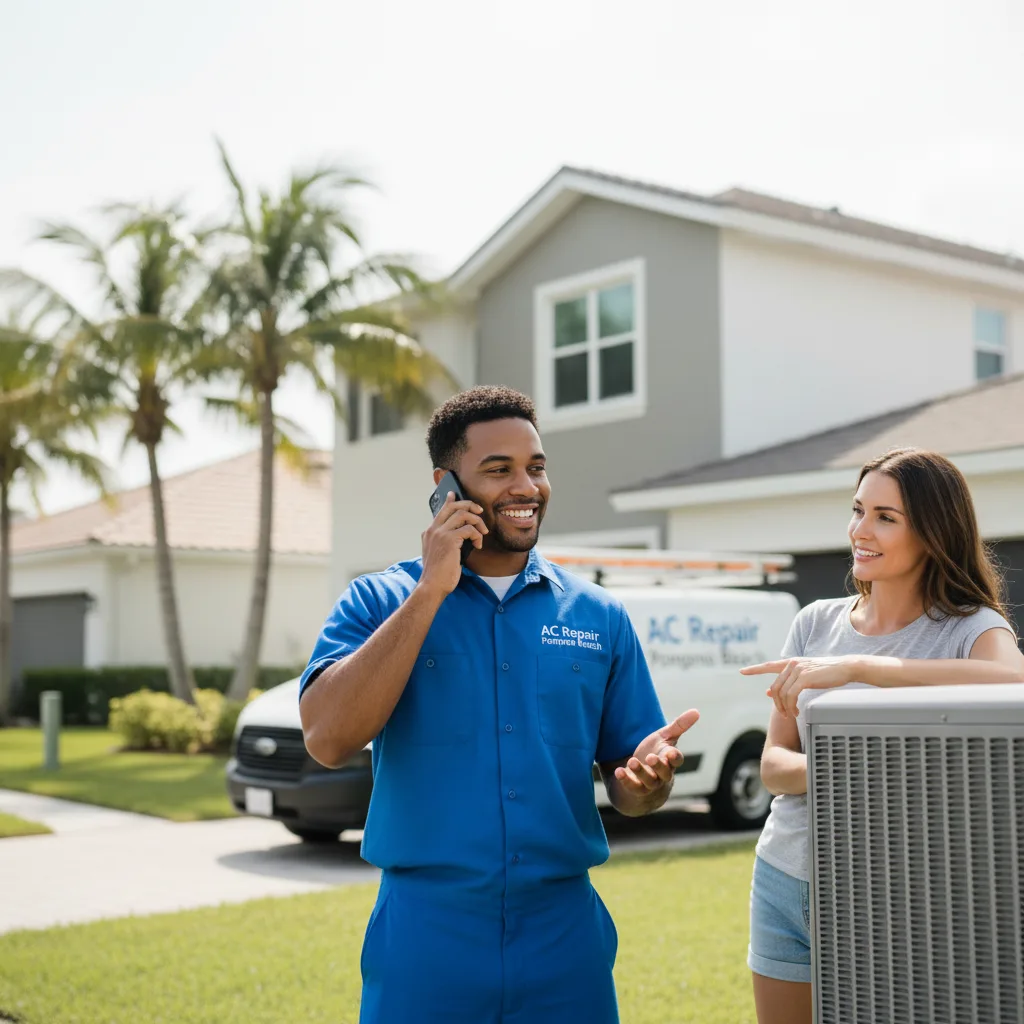 AC Repair Pompano Beach customer support in Aubrey